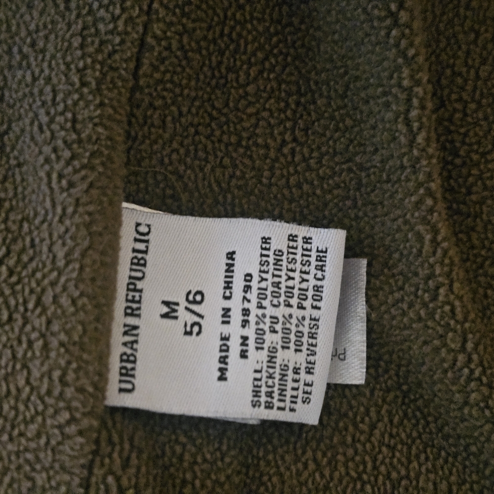 Urban Republic Olive Quilted Kids Puffer Jacket - Picture 7 of 9